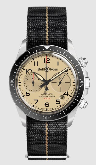 Bell & Ross BR V2-94 MILITARY BEIGE BRV294-BEI-ST/SF Replica Watch